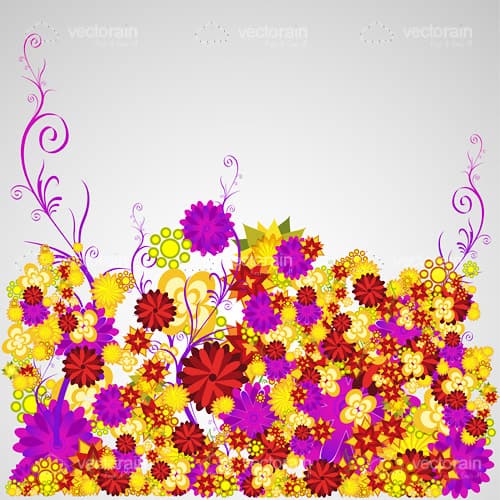 Abstract floral background